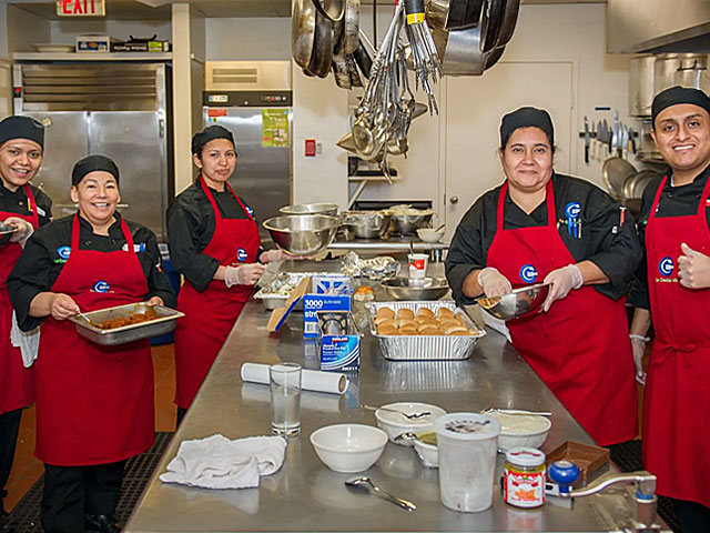 Culinary students at Kitchen of Purpose <span>formerly La Cocina</span>