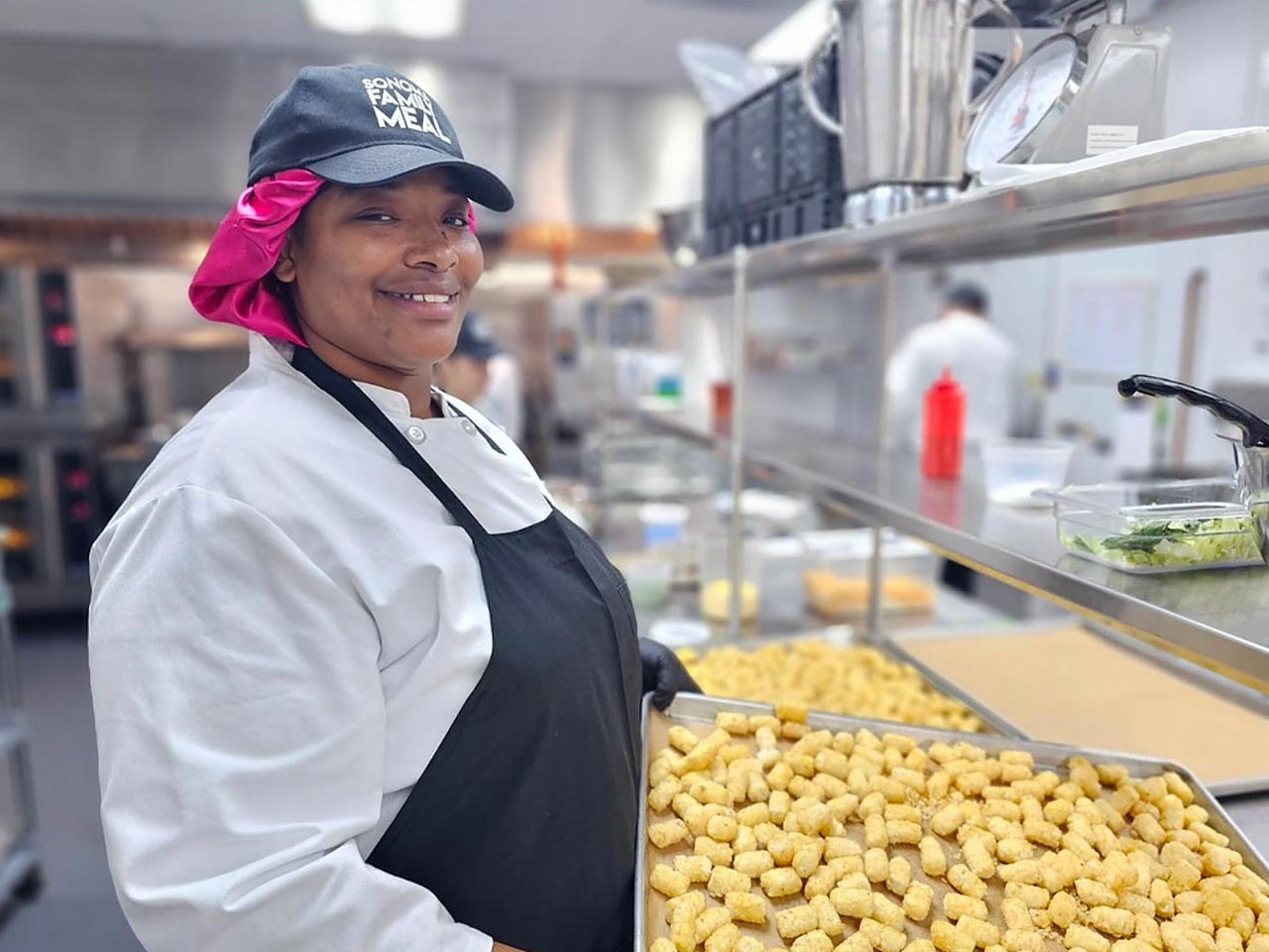 Culinary students at Sonoma Family Meal