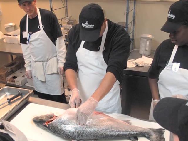 Culinary students at Second Helpings