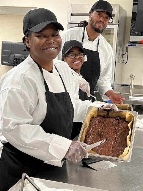 Culinary students at Lott Industries, Toledo, OH