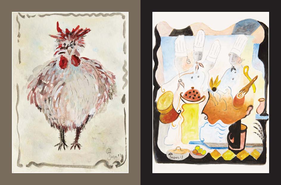 Jacques P&eacute;pin artwork