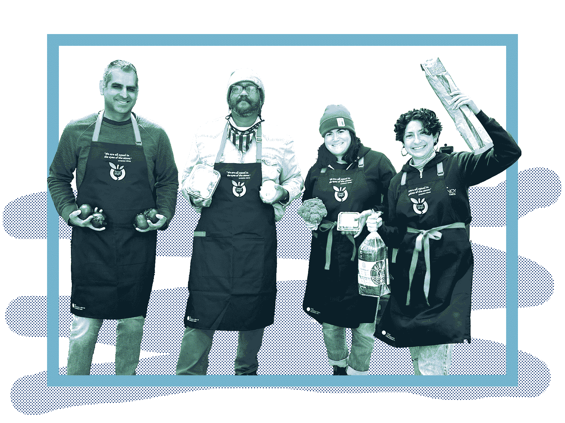 Culinary students at Food Shift