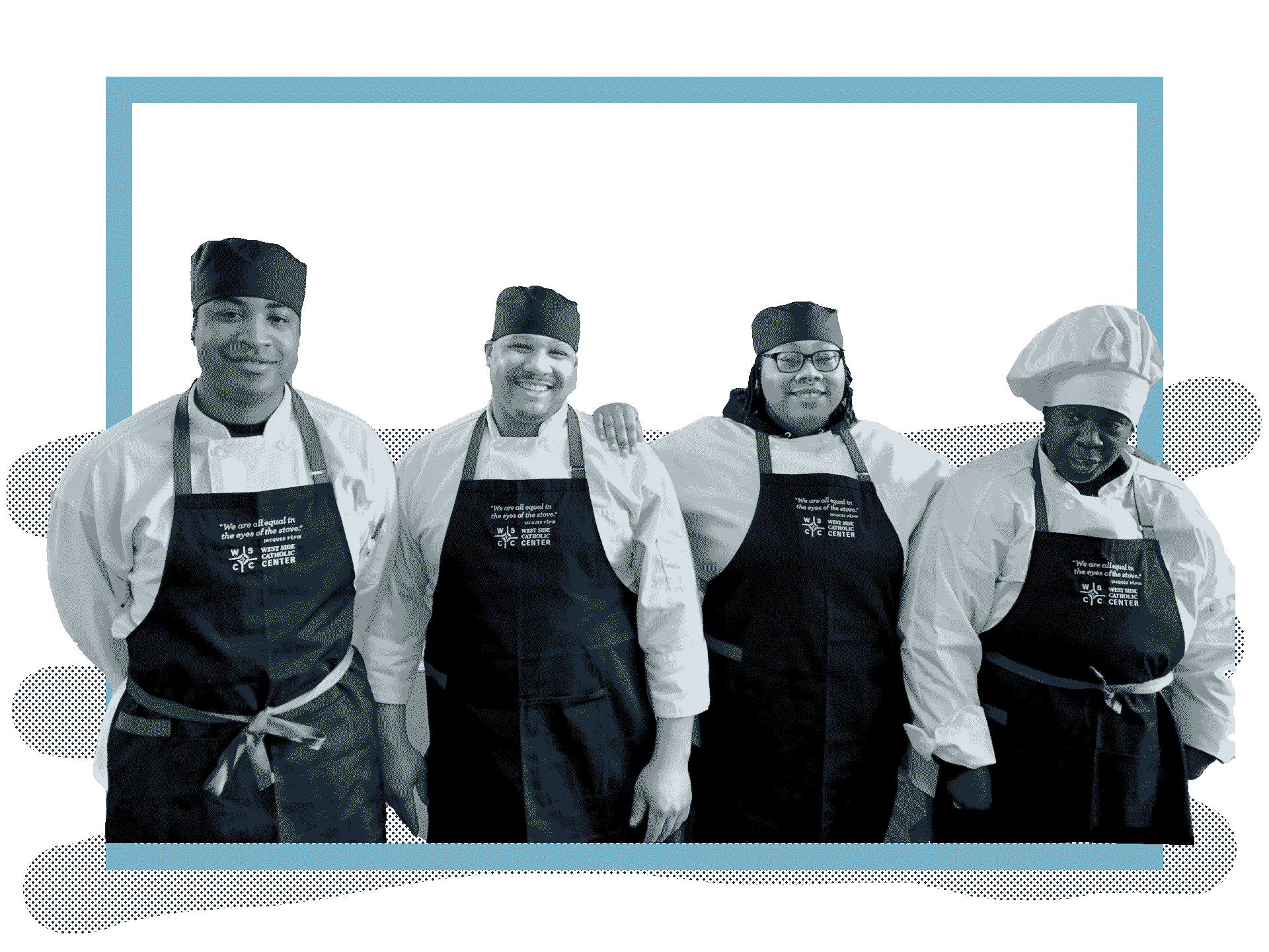 Culinary students at West Side Catholic Center