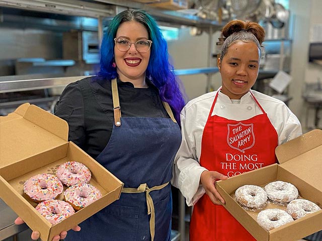 Culinary students at Salvation Army Massachusetts