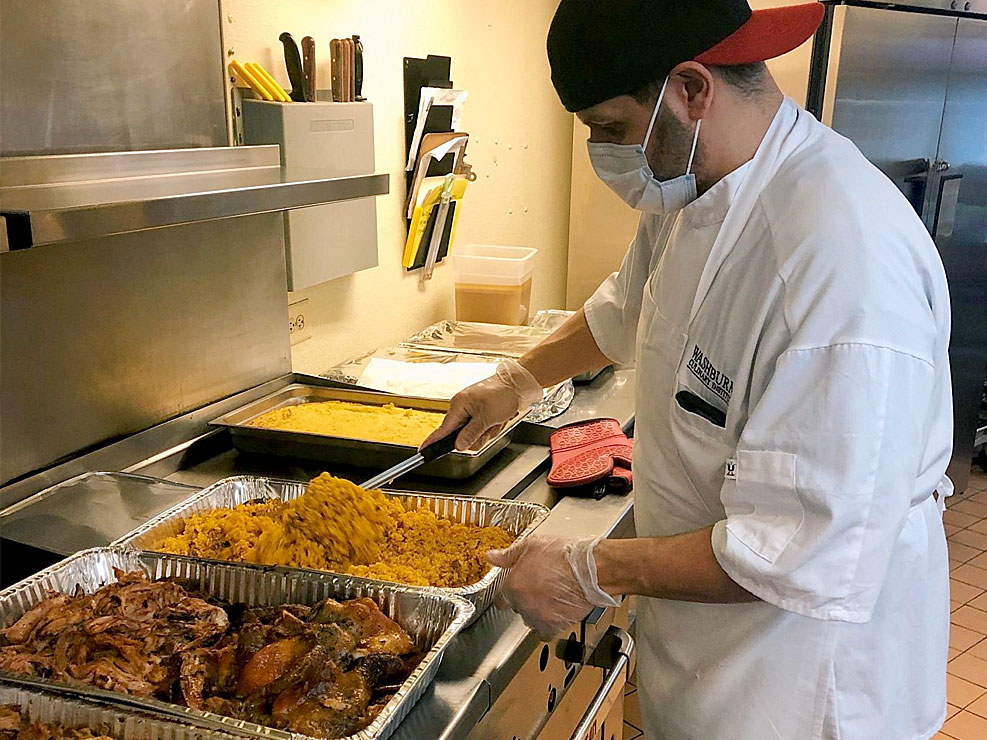 Culinary students at Inspiration Corporation