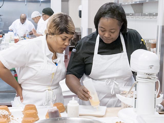 Culinary students at Inspiration Corporation