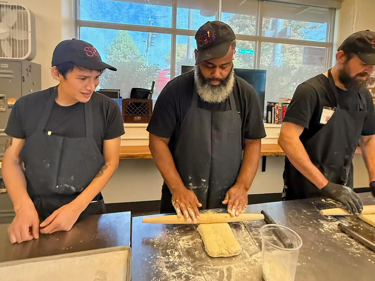 Culinary students at Stone Soup PDX