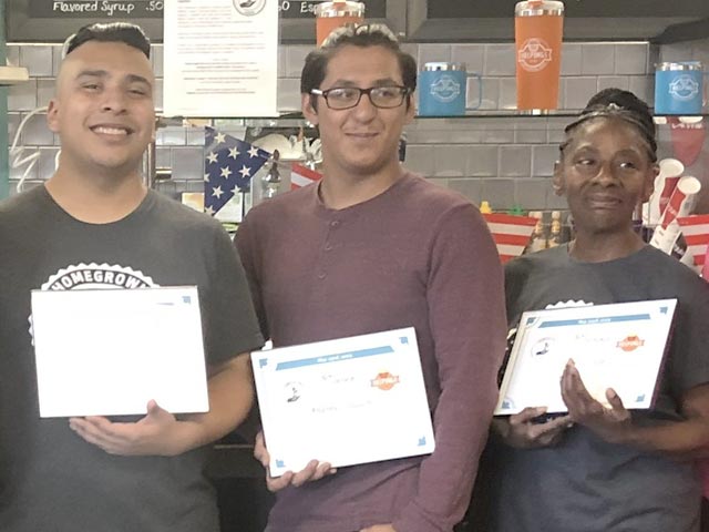 Culinary students at UMOM New Day Center