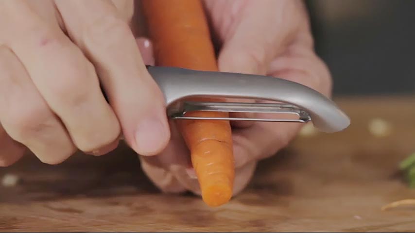 Peeling a Carrot