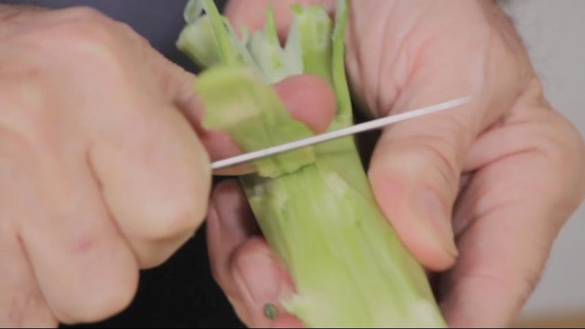 Peeling Broccoli