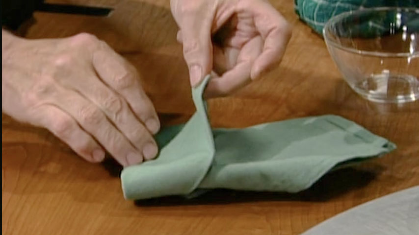 Folding a Napkin