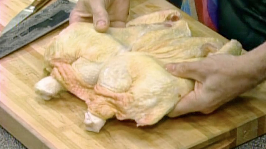 Preparing a Chicken for the Grill
