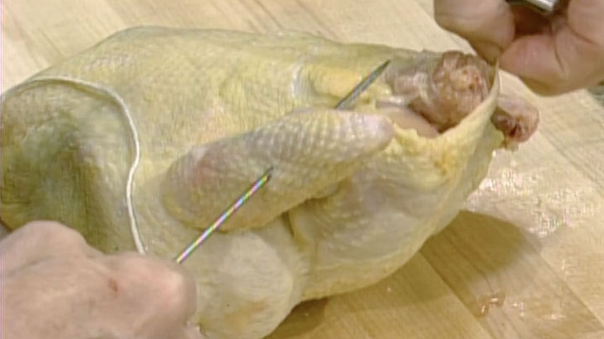 Truss Chicken with a Needle