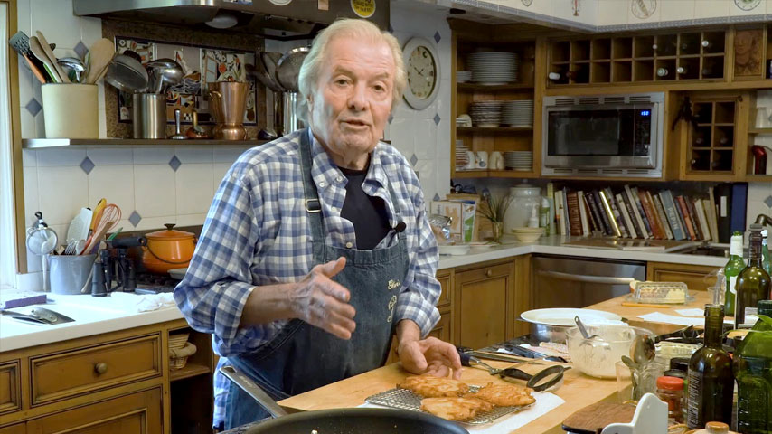 Jacques Pépin makes apple fritters