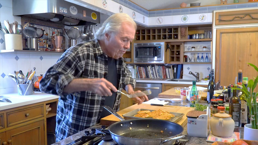 Jacques Pépin makes corn fritters