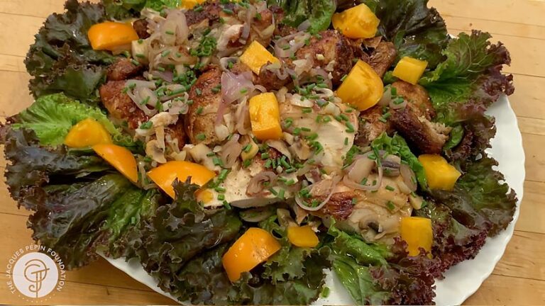 Chicken Thighs and Spinach - Jacques Pépin Foundation