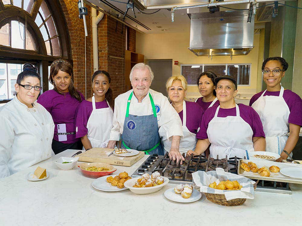 Jacques Pépin at Hot Bread Kitchen, NYC