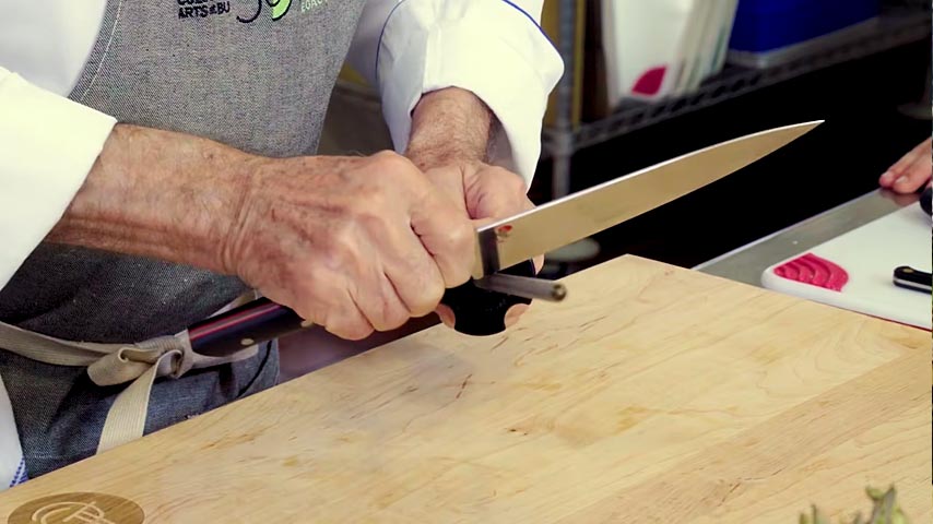 Jacques Pépin at Forge City Works – Knife Skills: Honing a Knife