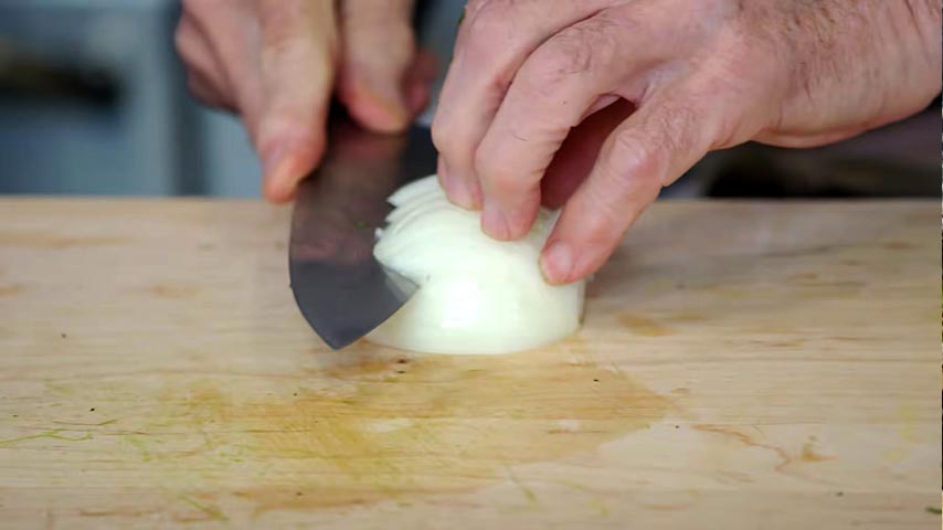 Jacques Pépin at Forge City Works – Knife Skills: Onion