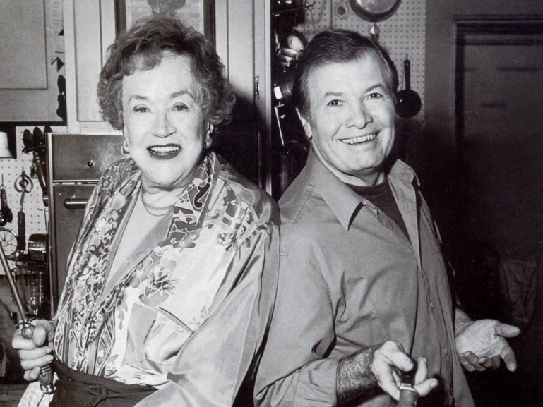 Jacques Pepin and Julia Child