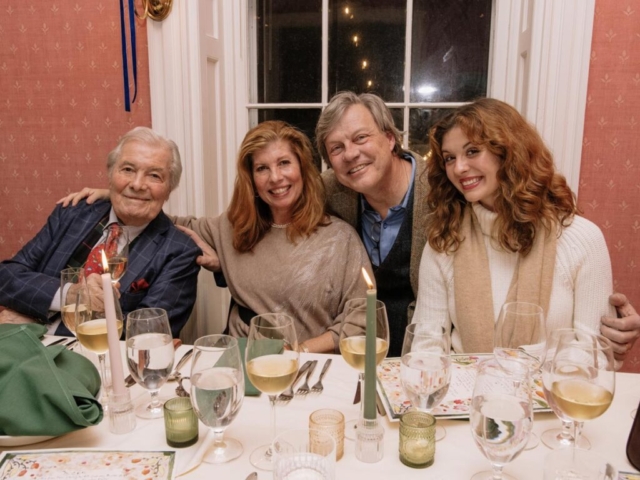 Jacques Pepin and family. Photo by Catherine Dzilenski.