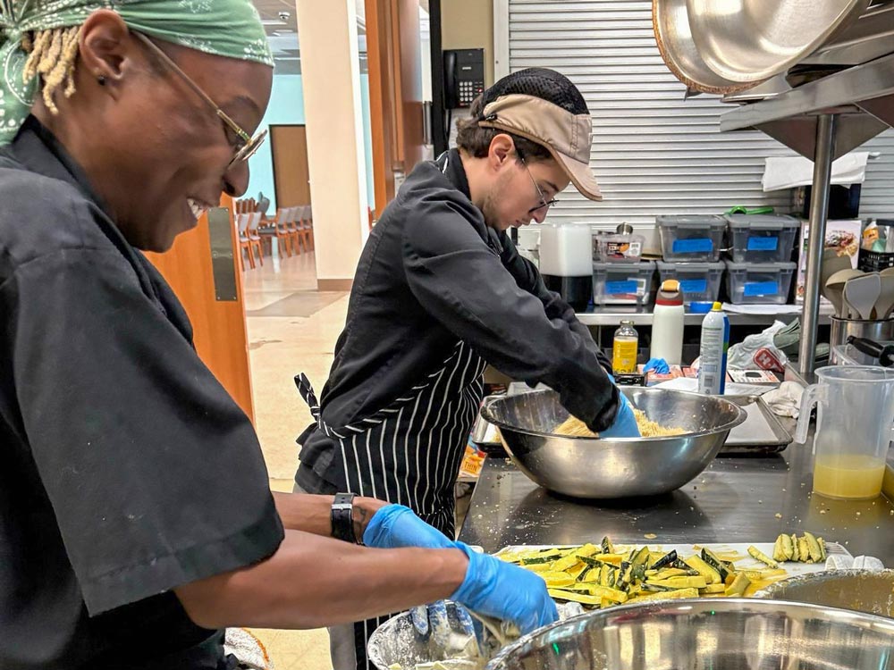Culinary students at Good Work Austin