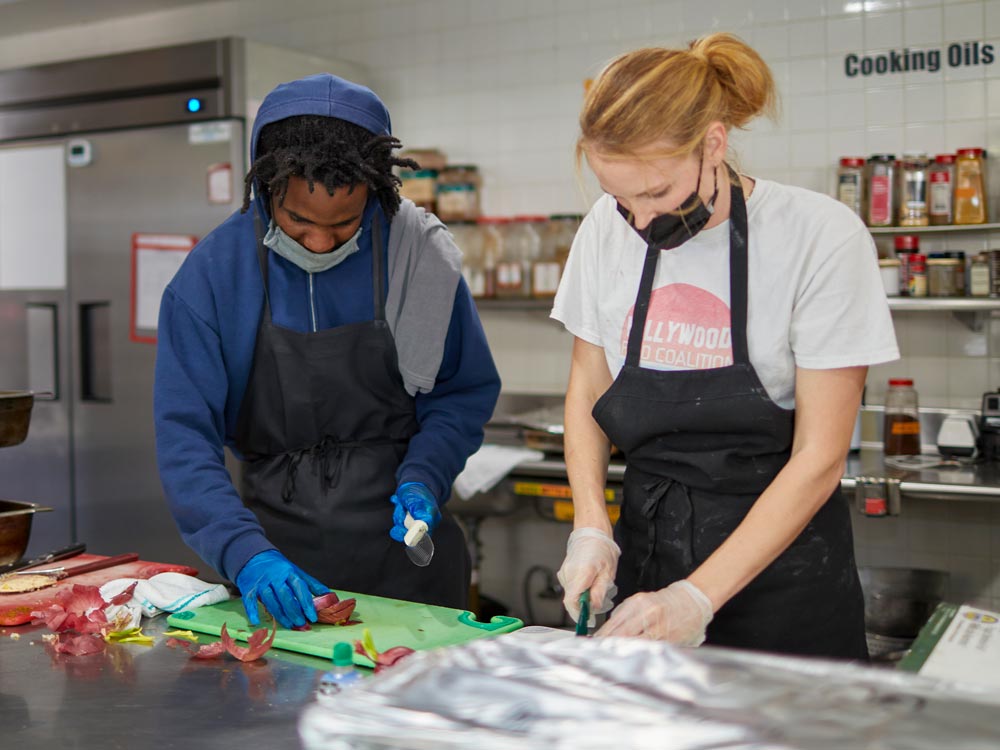 Culinary students at The Salvation Army Golden State