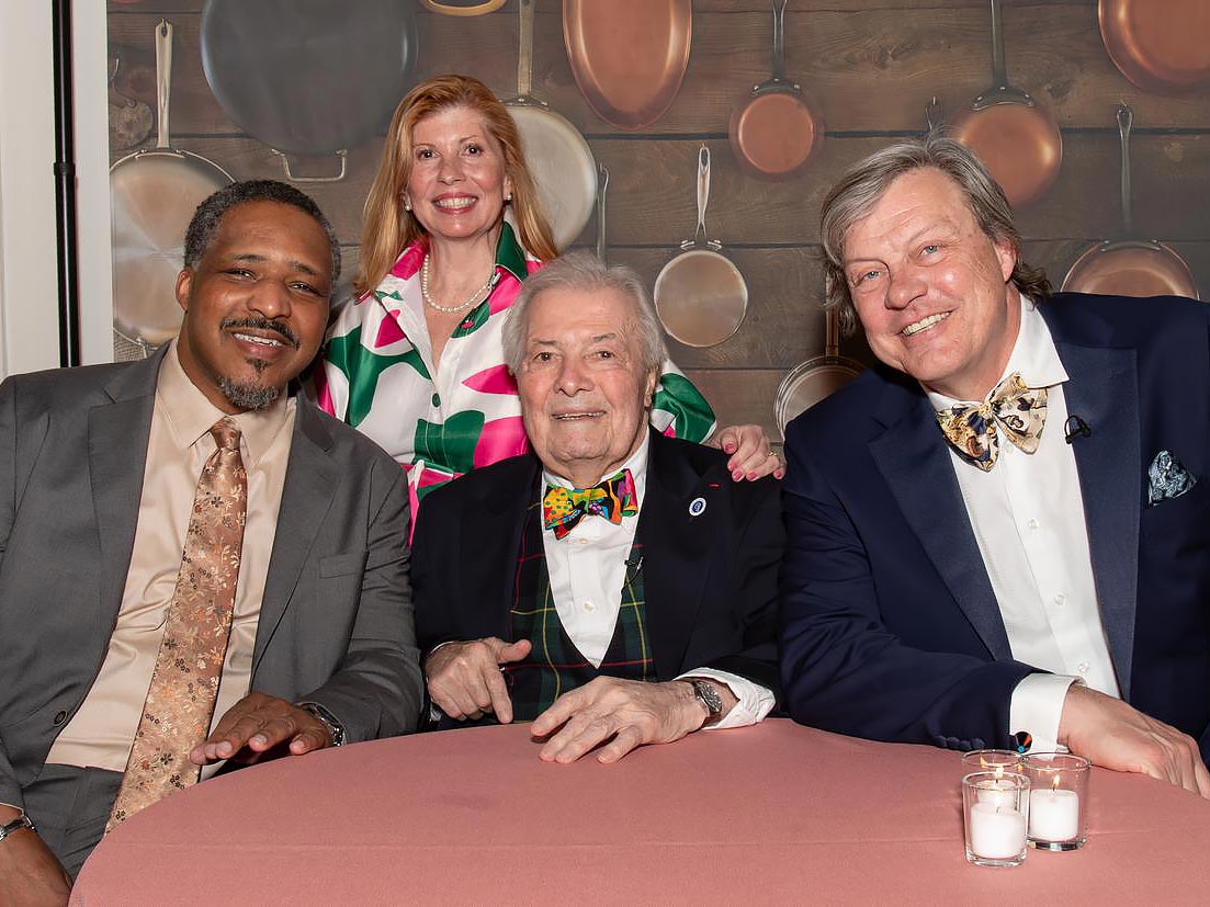 Maddrey Goode, Claudine Pépin, Jacques Pépin, Rollie Wesen