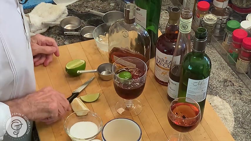 Kir, Reverse Manhattan and Rum Grog