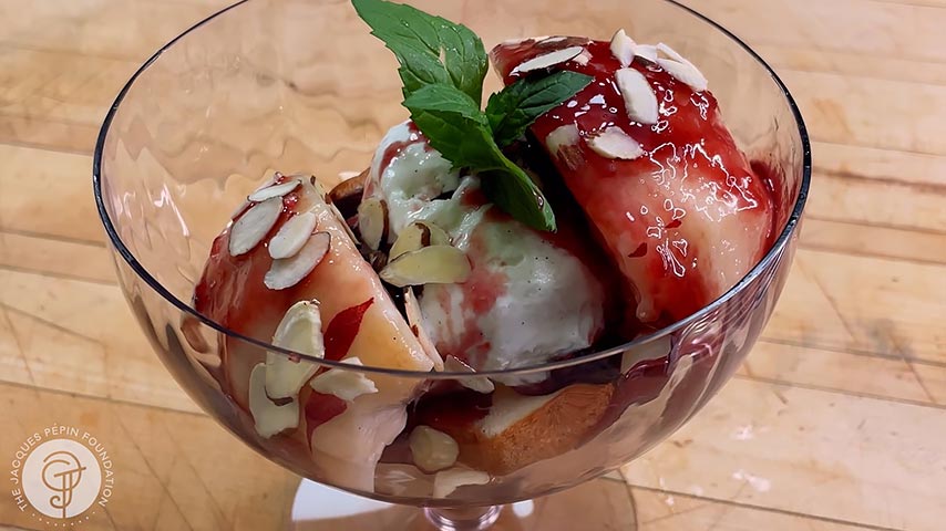 Peach Melba