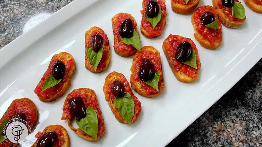 Tomatoes on Garlic Toast