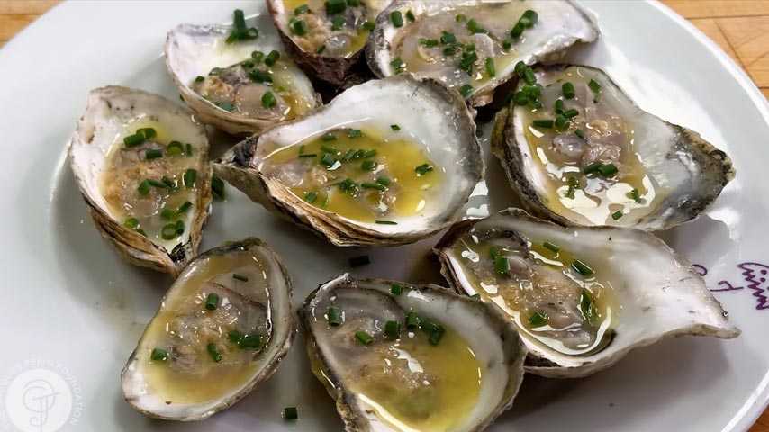 Warm Oyster with Horseradish Sauce