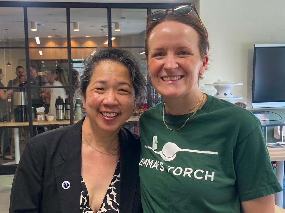 Elaine Chon-Baker and Bridgit Nicholson