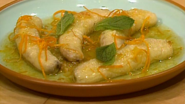 Baked Bananas in Lemon-Rum Sauce