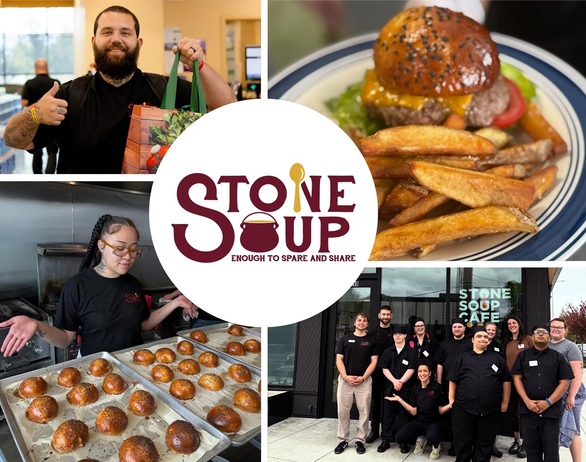 Culinary students at Stone Soup PDX
